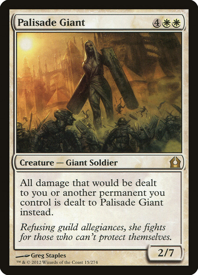 Palisade Giant [Return to Ravnica] Magic: The Gathering