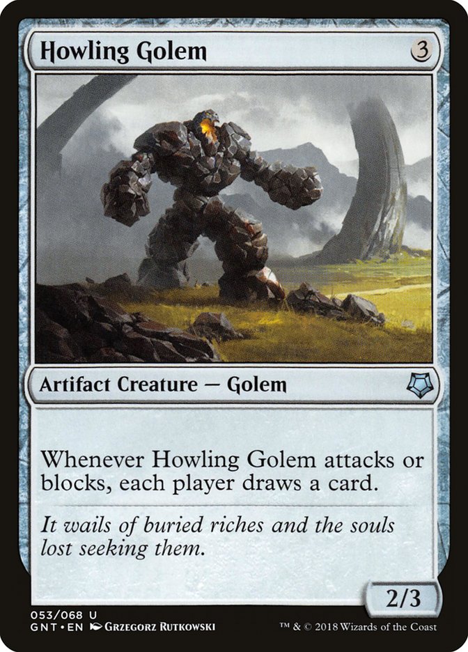 Howling Golem [Game Night 2018] Magic: The Gathering