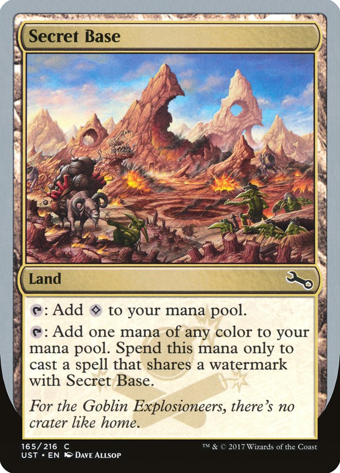 Secret Base (Dave Allsop) [Unstable] Magic: The Gathering