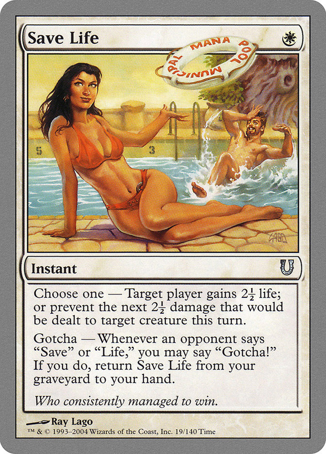Save Life [Unhinged] Magic: The Gathering