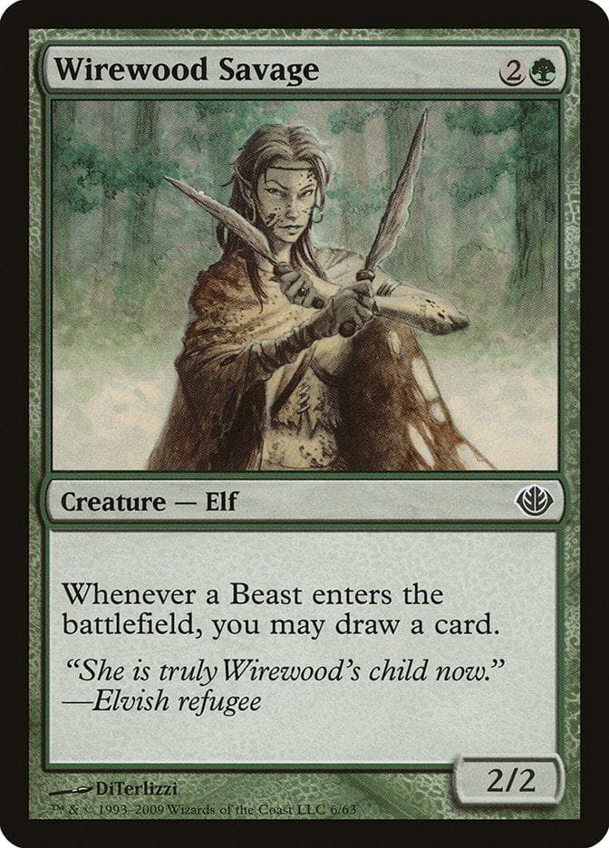 Wirewood Savage [Duel Decks: Garruk vs. Liliana] Magic: The Gathering
