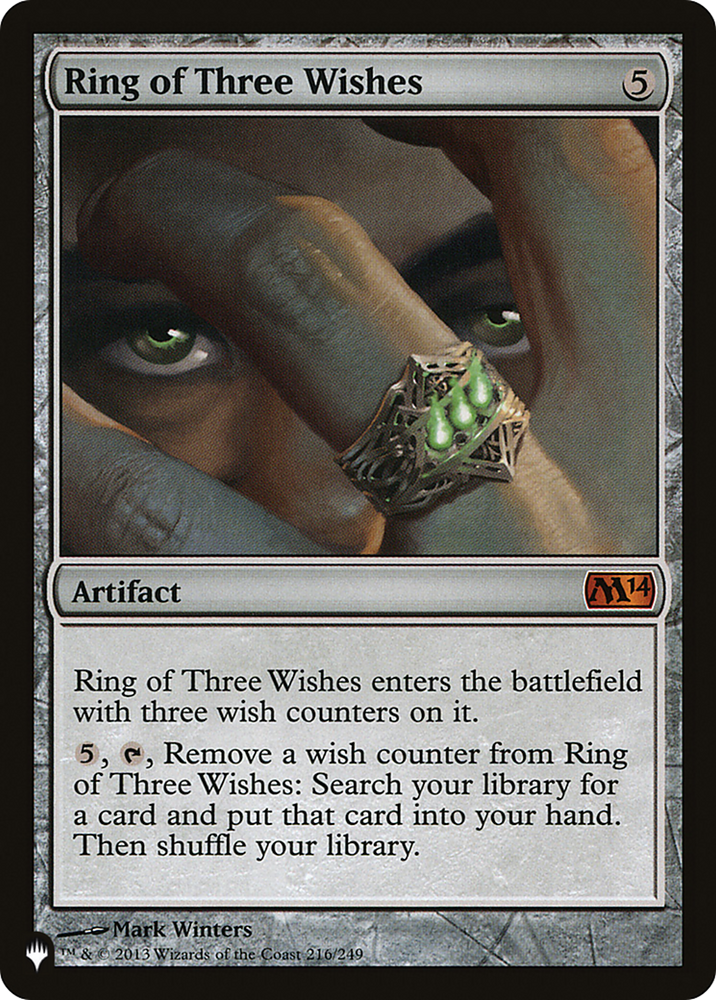 Ring of Three Wishes [The List] Magic: The Gathering