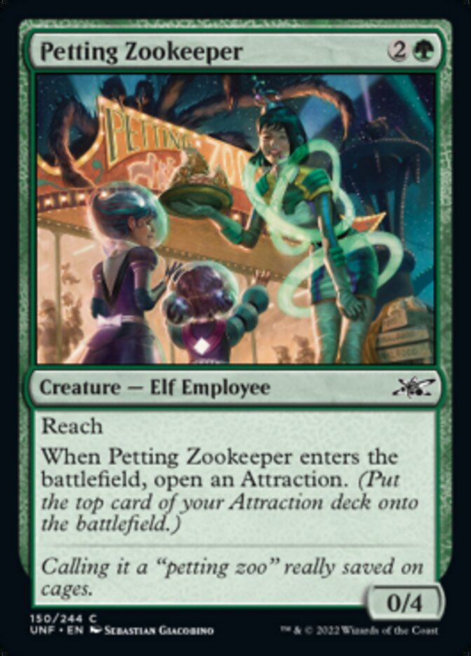 Petting Zookeeper [Unfinity] Magic: The Gathering