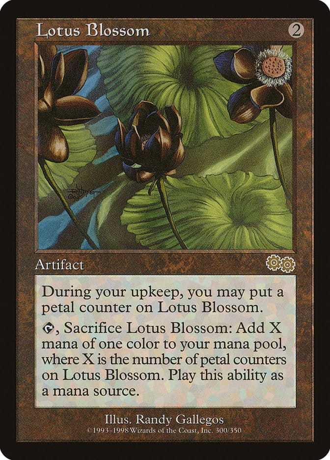 Lotus Blossom [Urza's Saga] Magic: The Gathering