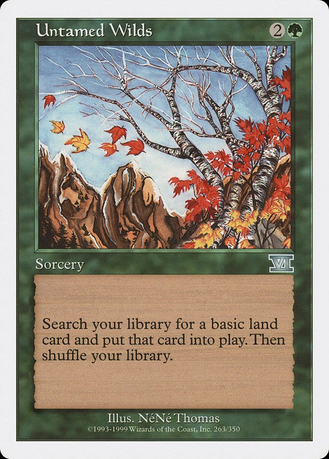 Untamed Wilds [Classic Sixth Edition] Magic: The Gathering