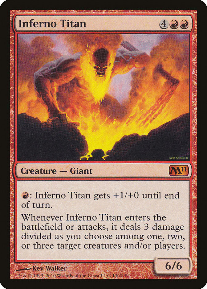 Inferno Titan [Magic 2011] Magic: The Gathering