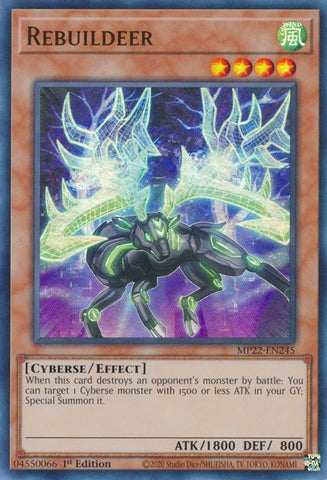 Rebuildeer [MP22-EN245] Ultra Rare - Yugioh Cards For Your TCG Needs!