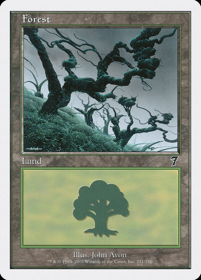 Forest (331) [Seventh Edition] Magic: The Gathering