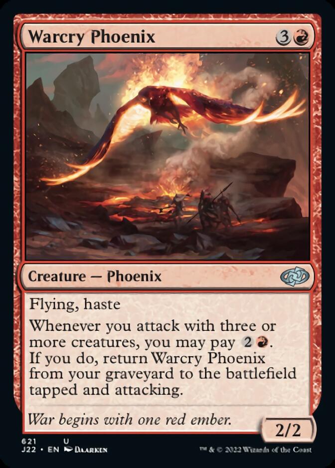 Warcry Phoenix [Jumpstart 2022] Magic: The Gathering