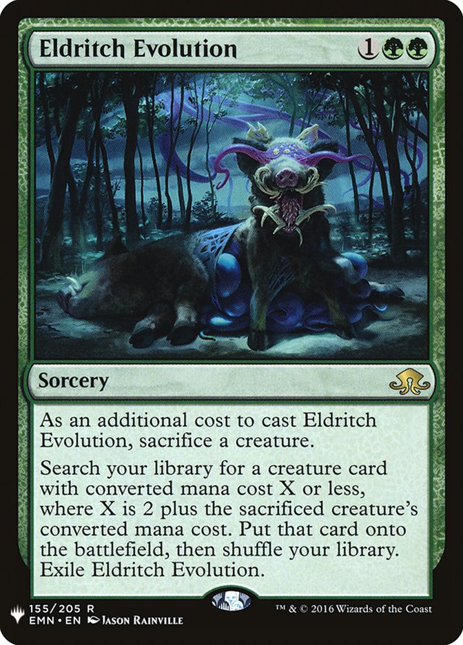 Eldritch Evolution [Mystery Booster] Magic: The Gathering