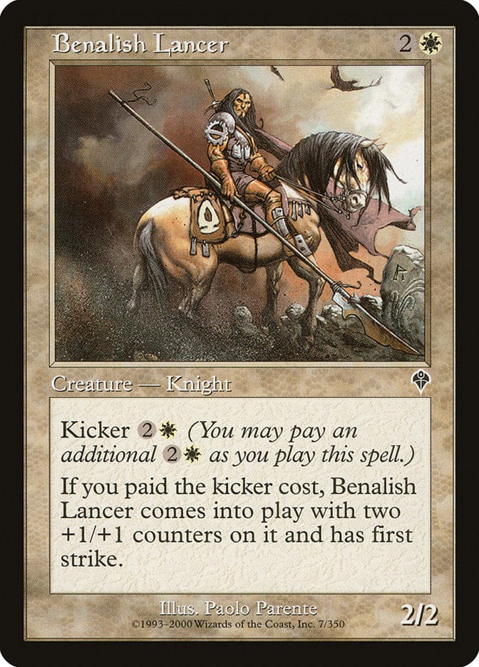 Benalish Lancer [Invasion] Magic: The Gathering