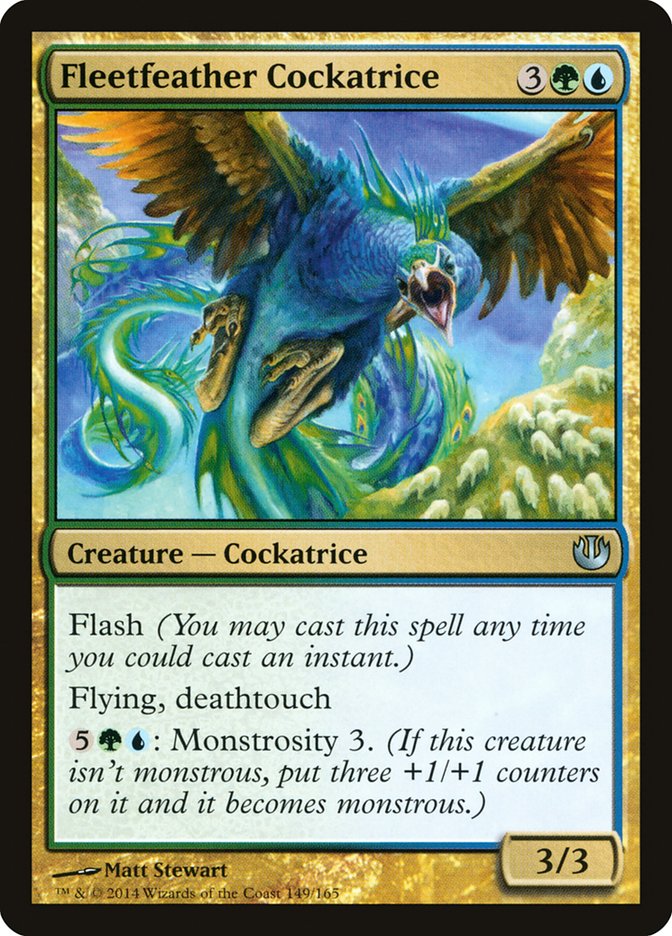 Fleetfeather Cockatrice [Journey into Nyx] Magic: The Gathering