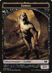 Wolf // Zombie Double-Sided Token [Commander 2015 Tokens] Magic: The Gathering