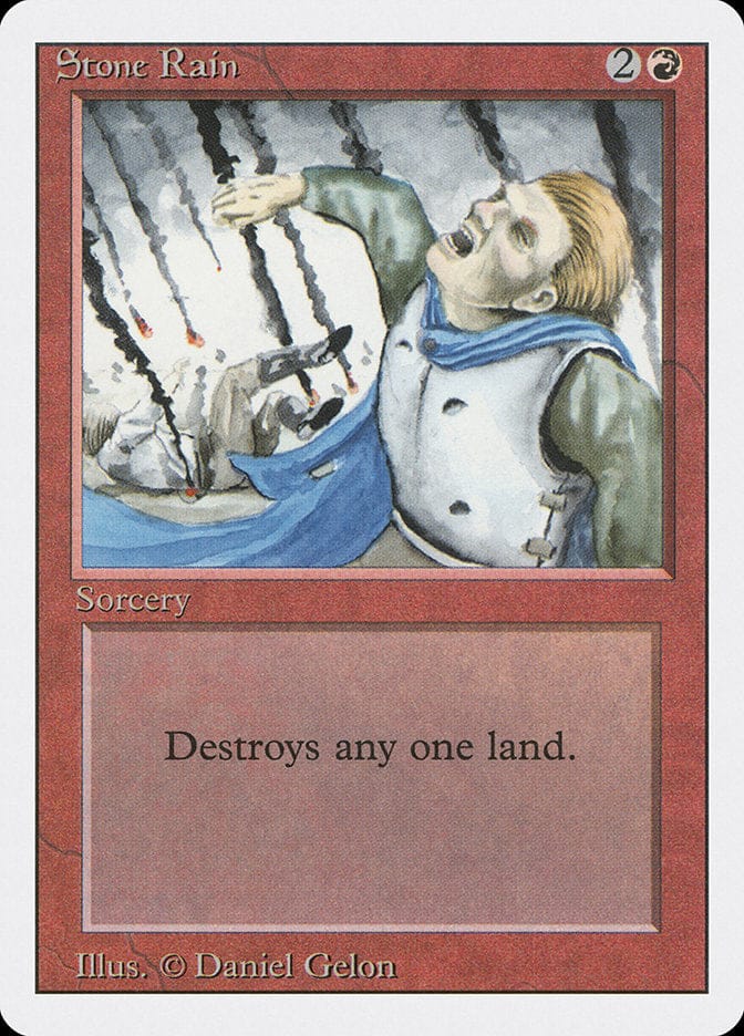 Stone Rain [Revised Edition] Magic: The Gathering