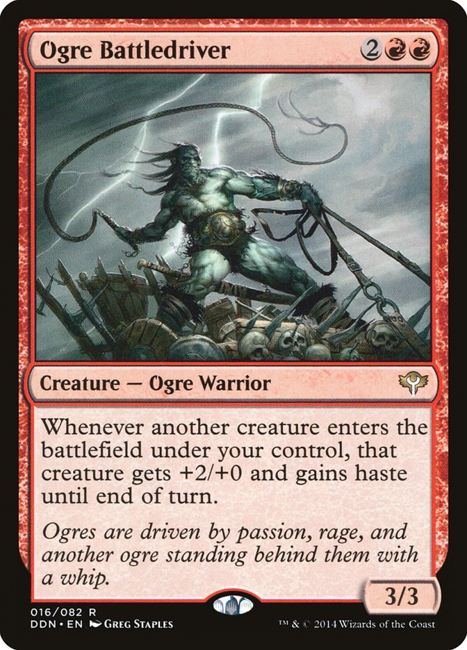 Ogre Battledriver [Duel Decks: Speed vs. Cunning] Magic: The Gathering