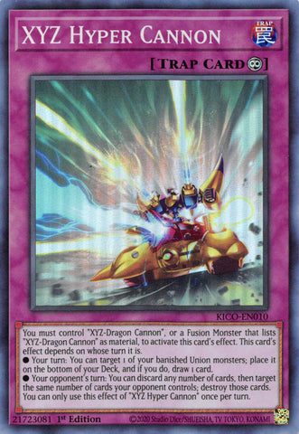 XYZ Hyper Cannon (Super Rare) [KICO-EN010] Super Rare - Yugioh Cards For Your TCG Needs!