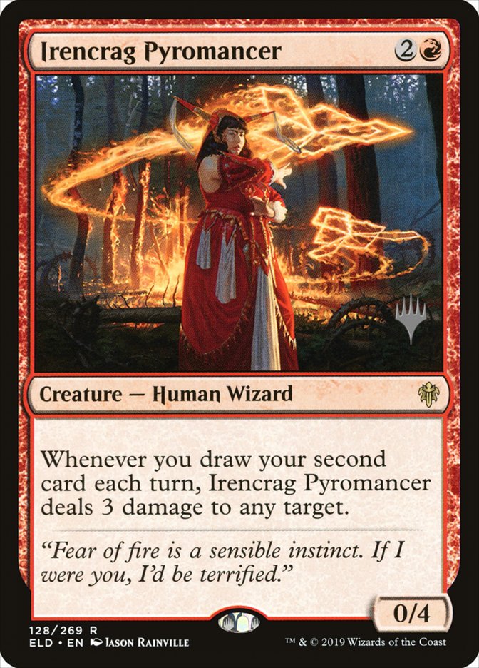 Irencrag Pyromancer (Promo Pack) [Throne of Eldraine Promos] Magic: The Gathering