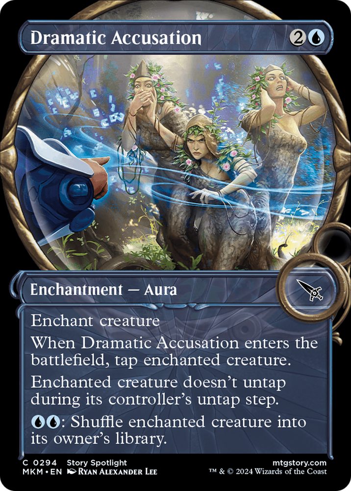 Dramatic Accusation (Showcase) [Murders at Karlov Manor] Magic: The Gathering