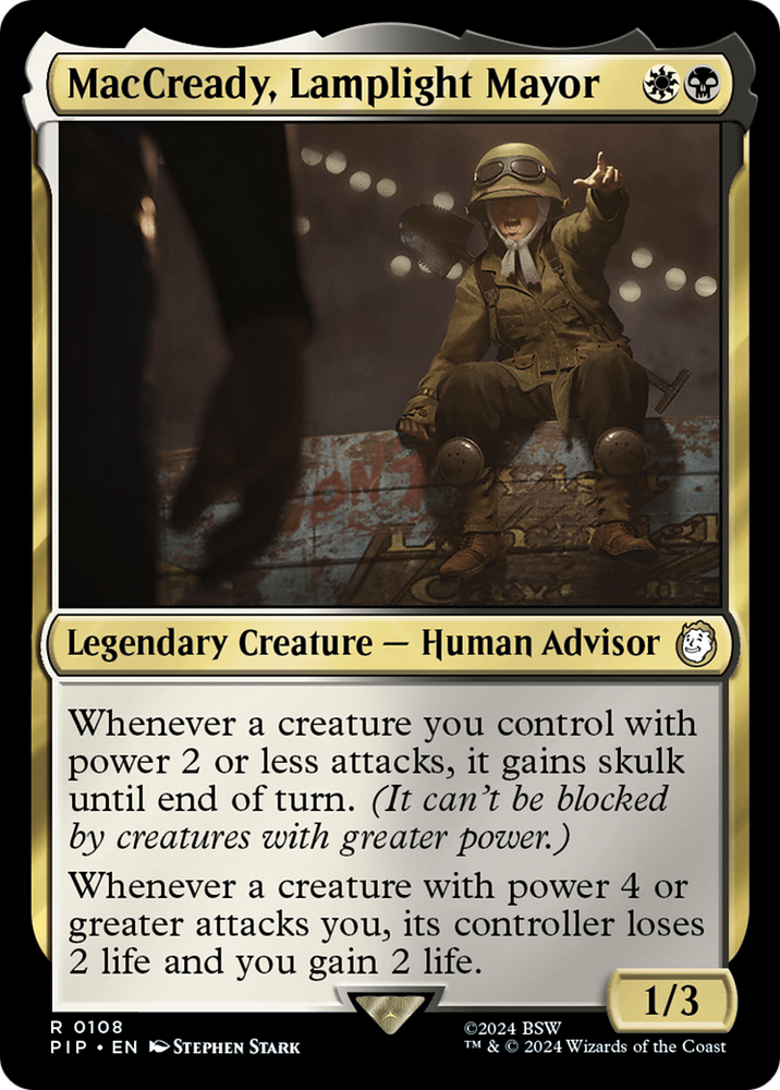 MacCready, Lamplight Mayor [Fallout] Magic: The Gathering