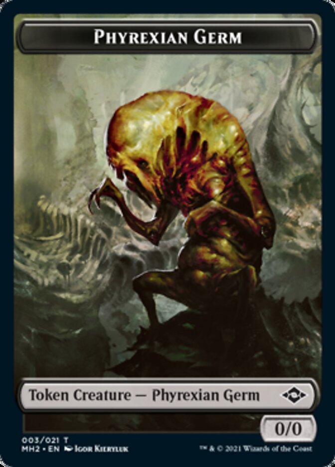 Phyrexian Germ // Squirrel Double-Sided Token [Modern Horizons 2 Tokens] Magic: The Gathering