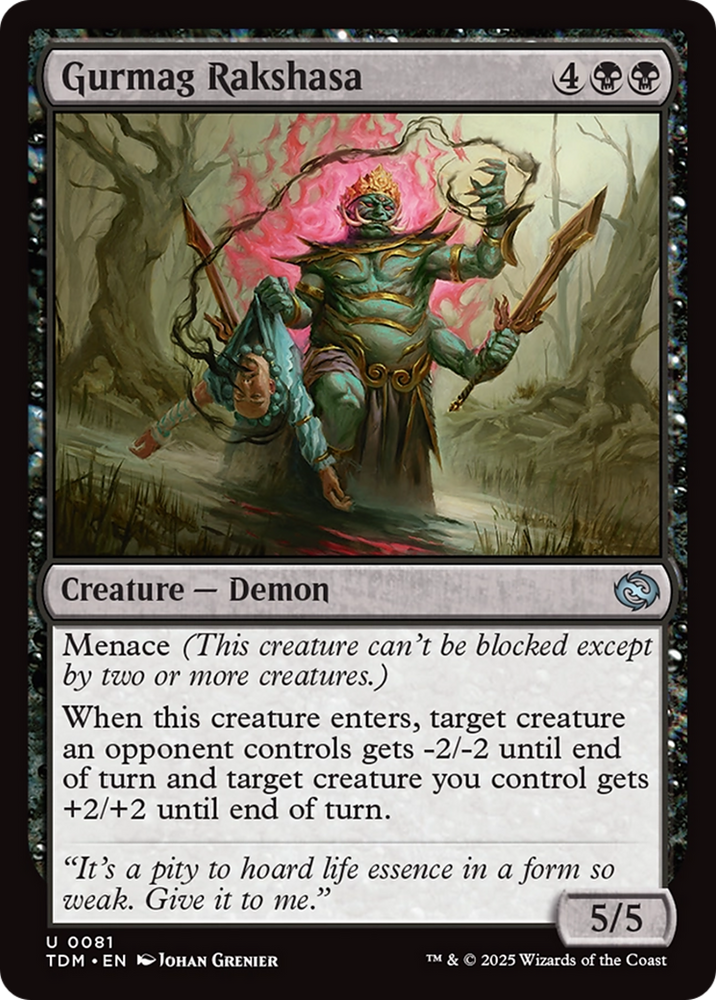 Gurmag Rakshasa [Tarkir: Dragonstorm] Magic: The Gathering