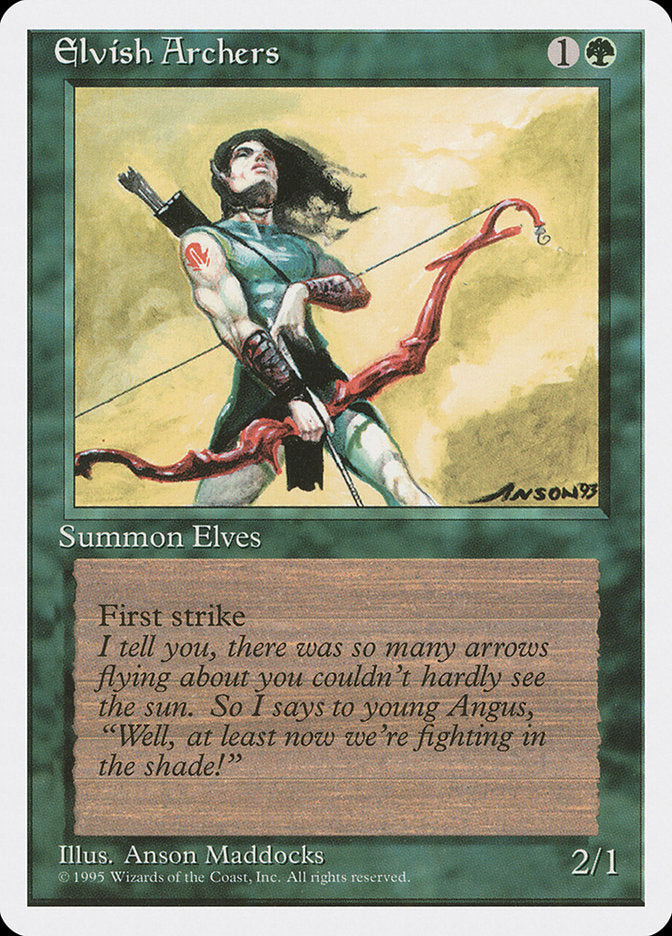Elvish Archers [Fourth Edition] Magic: The Gathering