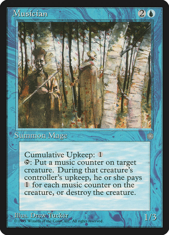 Musician [Ice Age] Magic: The Gathering