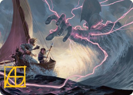 Hall of Storm Giants Art Card (Gold-Stamped Signature) [Dungeons & Dragons: Adventures in the Forgotten Realms Art Series] Magic: The Gathering