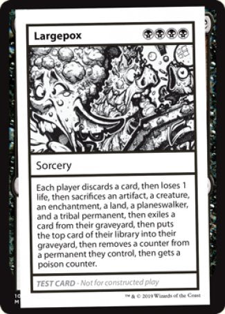 Largepox (2021 Edition) [Mystery Booster Playtest Cards] Magic: The Gathering