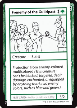 Frenemy of the Guildpact (2021 Edition) [Mystery Booster Playtest Cards] Magic: The Gathering