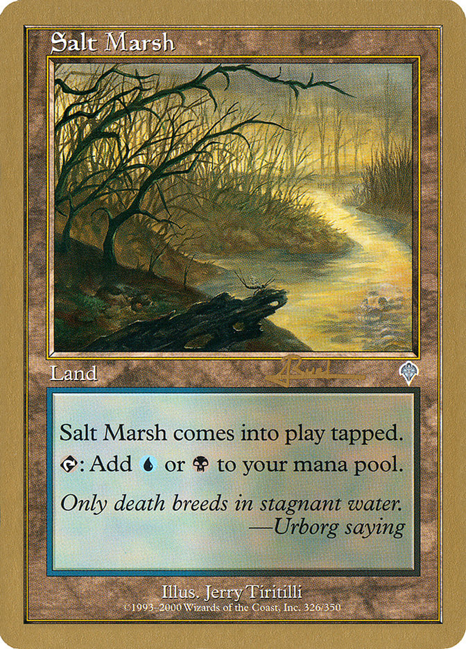 Salt Marsh (Antoine Ruel) [World Championship Decks 2001] Magic: The Gathering