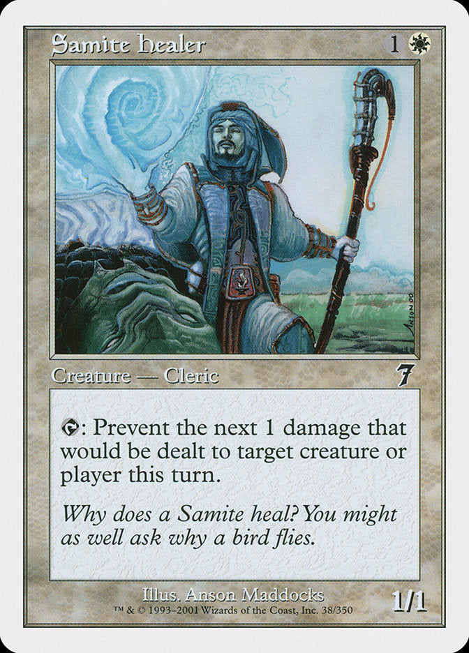 Samite Healer [Seventh Edition] Magic: The Gathering