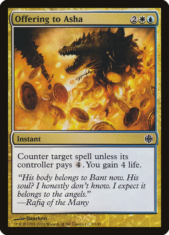 Offering to Asha [Alara Reborn] Magic: The Gathering