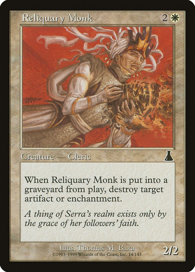 Reliquary Monk [Urza's Destiny] Magic: The Gathering