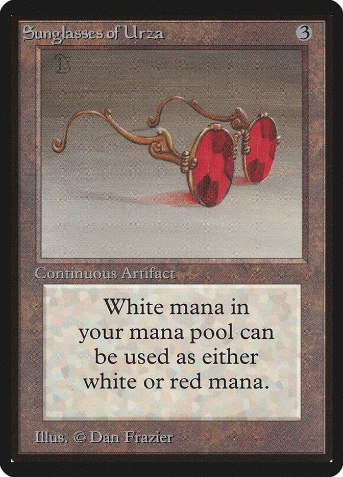 Sunglasses of Urza [Beta Edition] Magic: The Gathering