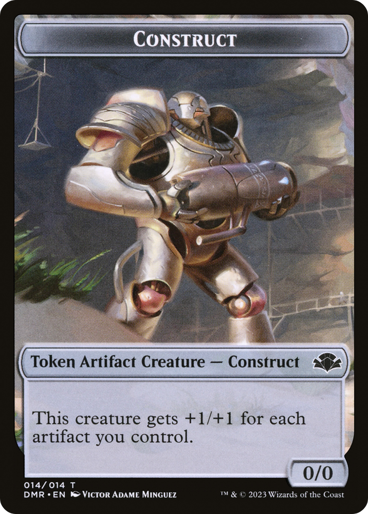 Construct Token [Dominaria Remastered Tokens] Magic: The Gathering