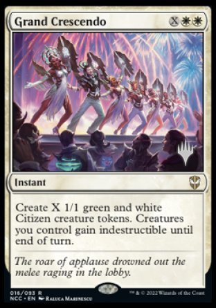 Grand Crescendo (Promo Pack) [Streets of New Capenna Commander Promos] Magic: The Gathering