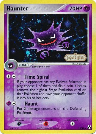 Haunter (35/92) (Stamped) [EX: Legend Maker] Pokémon