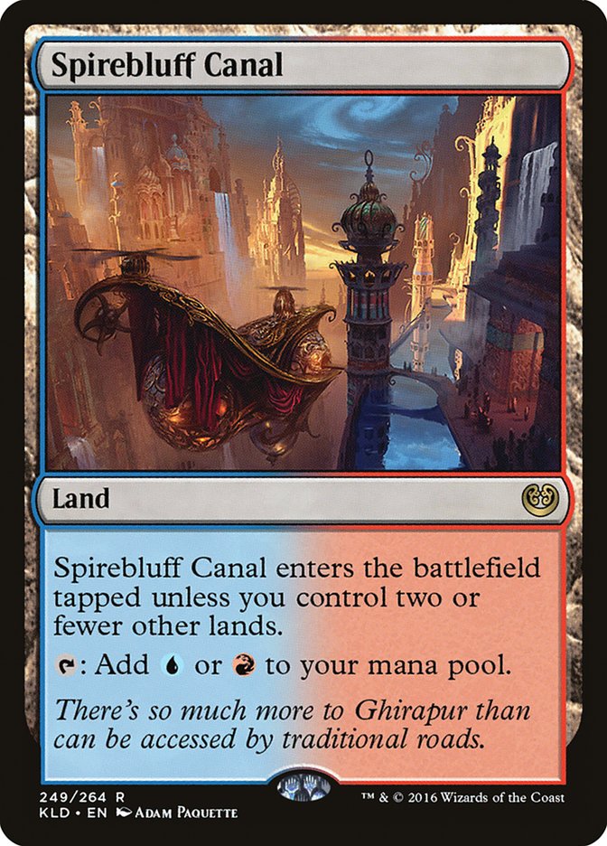 Spirebluff Canal [Kaladesh] Magic: The Gathering