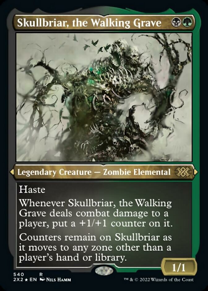 Skullbriar, the Walking Grave (Foil Etched) [Double Masters 2022] Magic: The Gathering