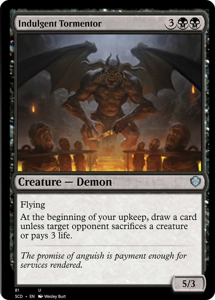 Indulgent Tormentor [Starter Commander Decks] Magic: The Gathering