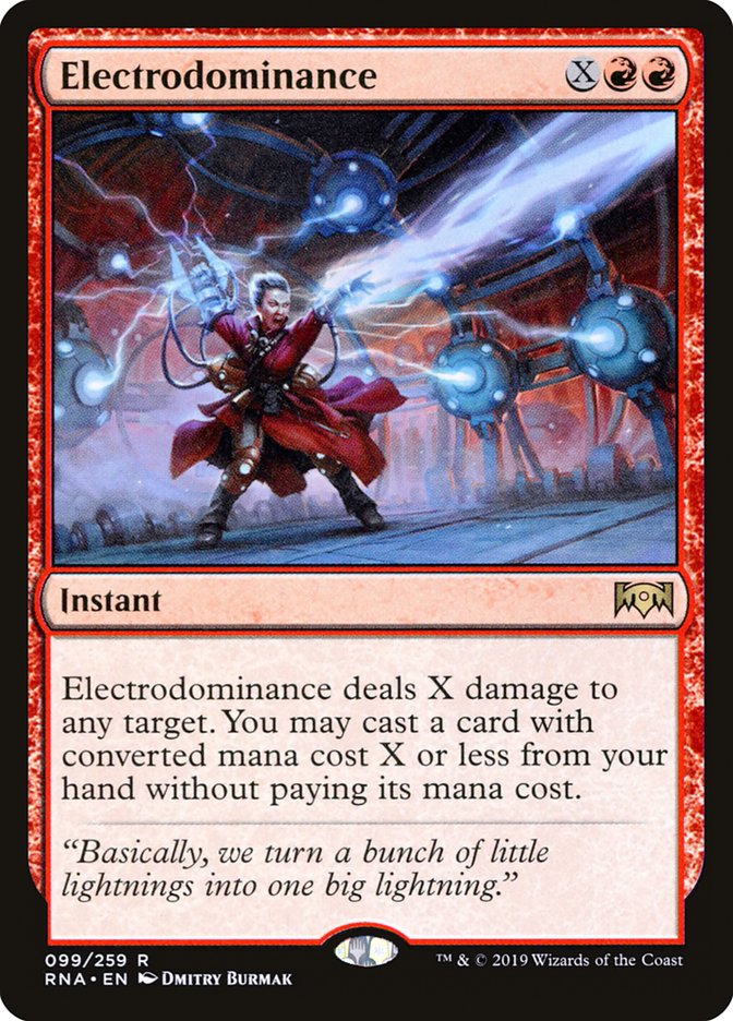 Electrodominance [Ravnica Allegiance] Magic: The Gathering