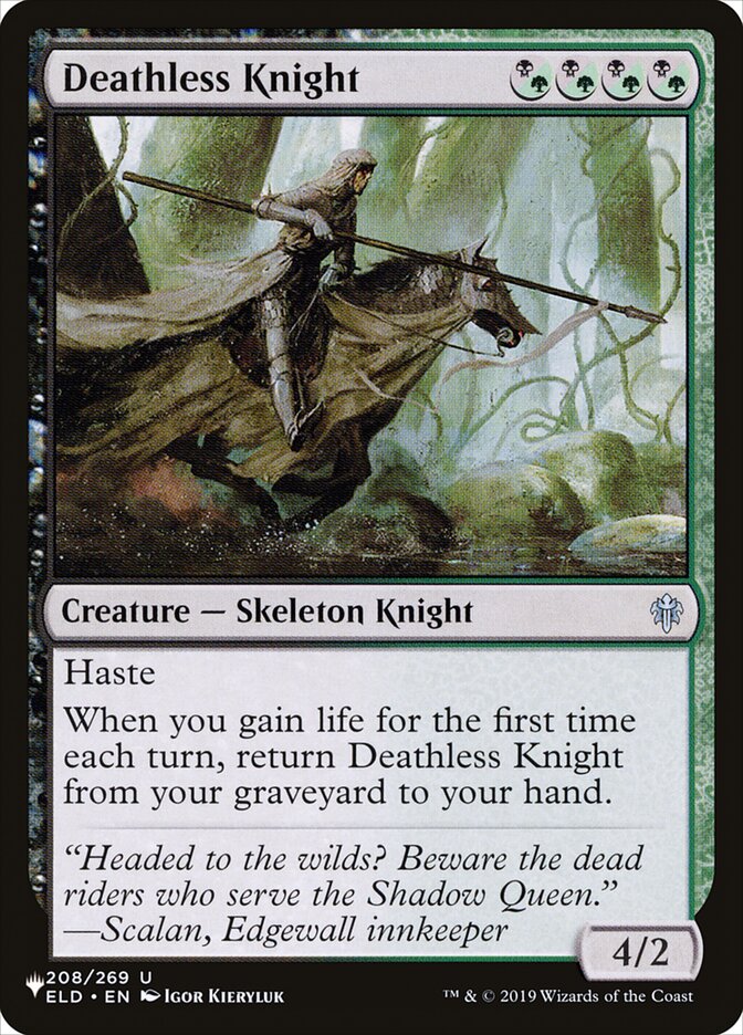 Deathless Knight [The List] Magic: The Gathering