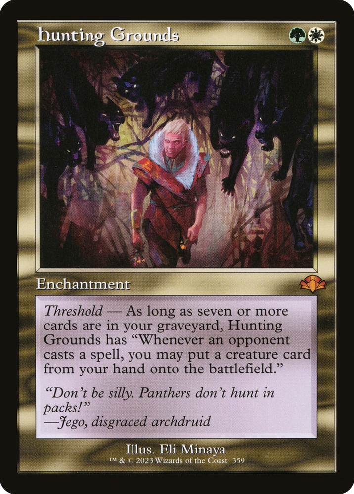Hunting Grounds (Retro) [Dominaria Remastered] Magic: The Gathering