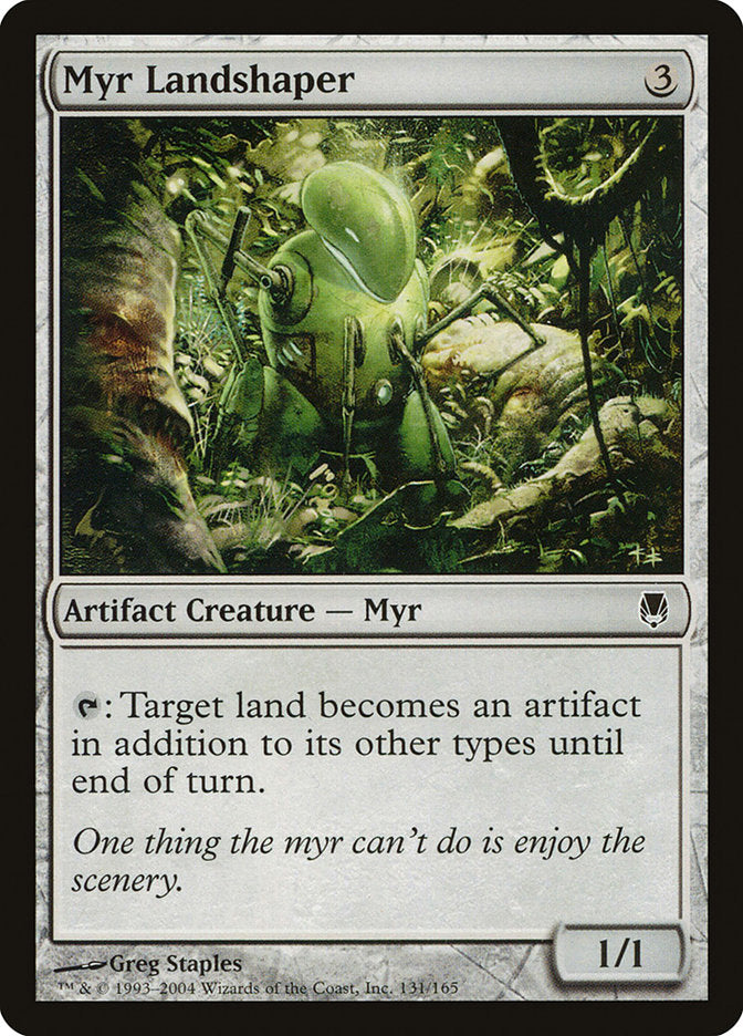 Myr Landshaper [Darksteel] Magic: The Gathering