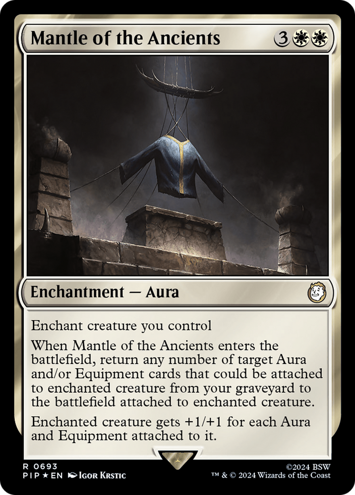 Mantle of the Ancients (Surge Foil) [Fallout] Magic: The Gathering