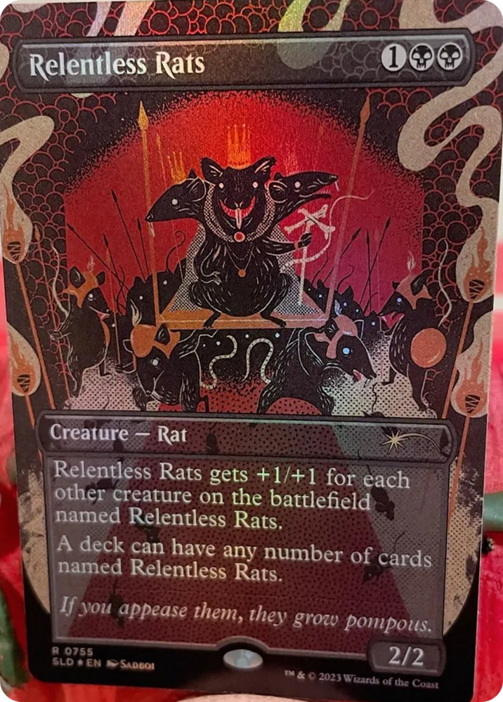 Relentless Rats (755) [Secret Lair Drop Series] Magic: The Gathering