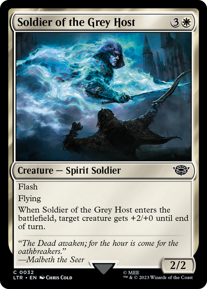 Soldier of the Grey Host [The Lord of the Rings: Tales of Middle-Earth] Magic: The Gathering