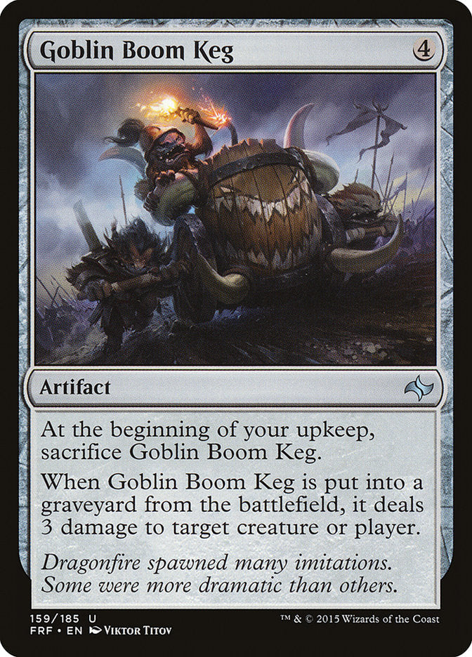 Goblin Boom Keg [Fate Reforged] Magic: The Gathering