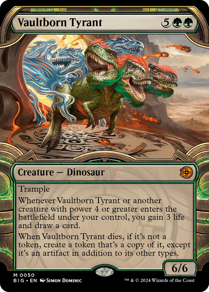 Vaultborn Tyrant (Showcase) [Outlaws of Thunder Junction: The Big Score] Magic: The Gathering